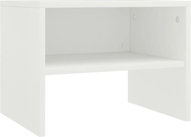 vidaXL Nachttisch in Weiß aus Holzwerkstoff im klassischen Design, B/T/H: 40 x 30 x 30 cm - Bild 1