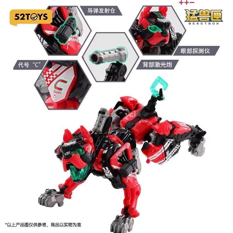 52toys Beast Box Mecha Hund Verformungsspielzeug Montagemodell 14+y - Bild 3