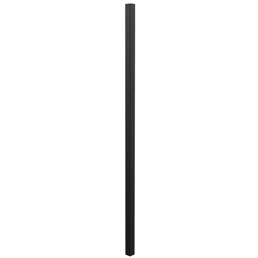 Zaunpfosten aus Aluminium in Schwarz Matt zum Einbetonieren, Durchmesser: 5,1 cm, Höhe: 170 cm - Bild 2