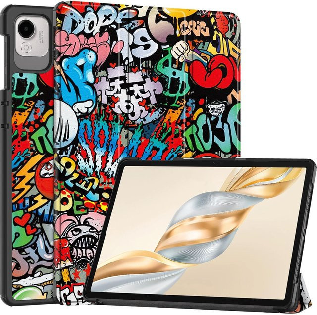 Trifolding Schutzhülle aus PU Leder für Huawei Honor Pad X9a 11,5 Zoll 2025 ELN2-W29 in Grün Multicolour - Bild 1