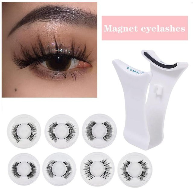 eelhoe Magnetische Wimpern mit Pinzetten-Set, Black, Unisex - Bild 1