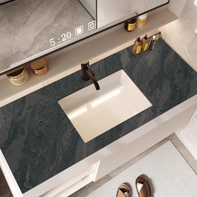 Saugfähige Diatomit-Matte von Yiran Furniture für Spüle und Waschbecken, zuschneidbar, B/H: 90 x 60 cm - Bild 1