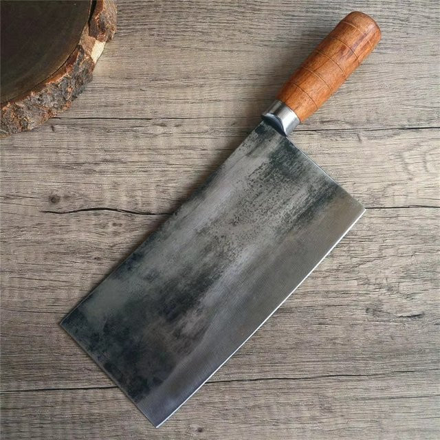 BOYYII Handgeschmiedetes chinesisches Küchenbeil aus Holz mit Cleaver-Design für Fleisch, Gemüse und Sushi - Bild 1
