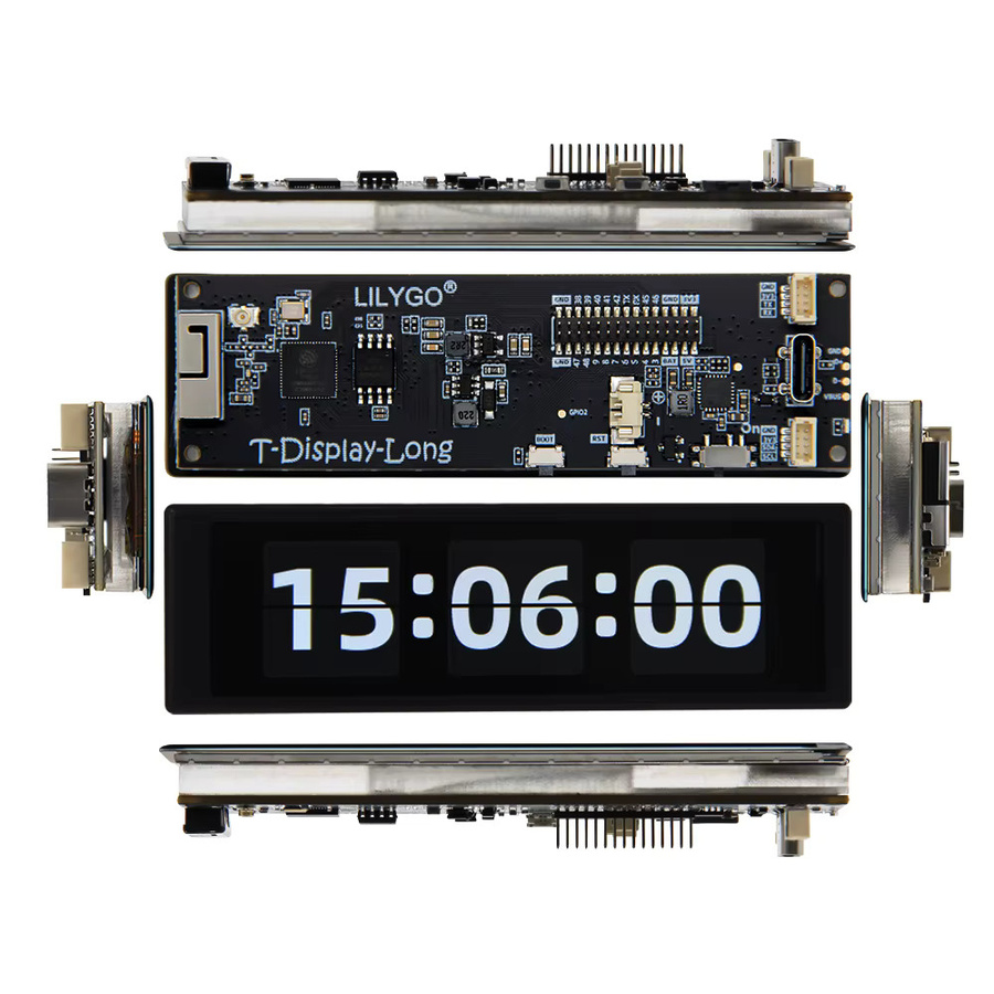 LILYGO T-Display-S3-Long ESP32-S3 Entwicklungsboard mit 3,5-Zoll-Touch-Display, WiFi und Bluetooth, 16MB Flash, Schwarz - Bild 3