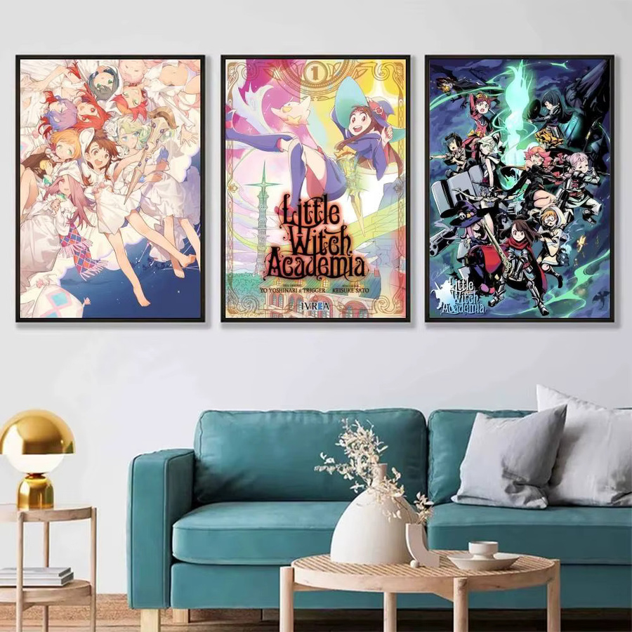Moetch Kleine Hexe Academia Atsuko Diana Wandkunst Aufkleber, Wasserdichter Poster Aufkleber in Mehrfarbig - Bild 3
