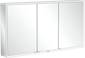 V&B Spiegelschrank MY VIEW NOW mit LED und 3 Türen, Farbe: Weiß, B/T/H: 140 x 16,8 x 75 cm - Bild 1