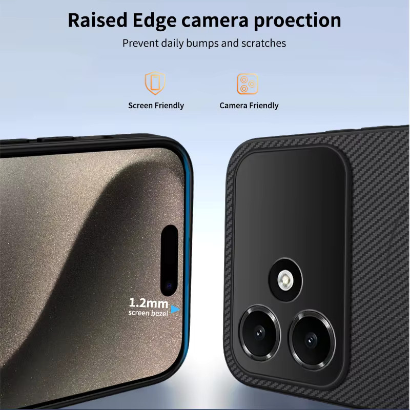 Magnetisches kabelloses Ladeetui aus Kohlefaser und PU-Leder für OPPO Find X9 X8 Pro Ultra A6C A6X A6 Pro mit Objektivschutz, Schwarz - Bild 4