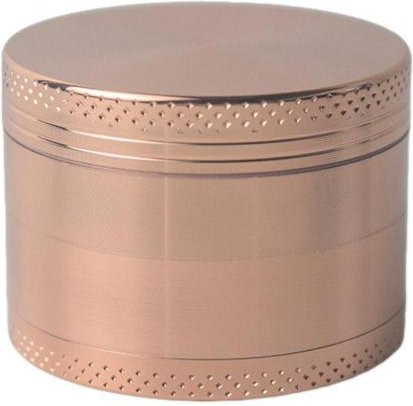 Yousheng Metall-Kräutermühle aus Metall in Rose Gold zum Mahlen von Gewürzen und getrockneten Chilischoten - Bild 1