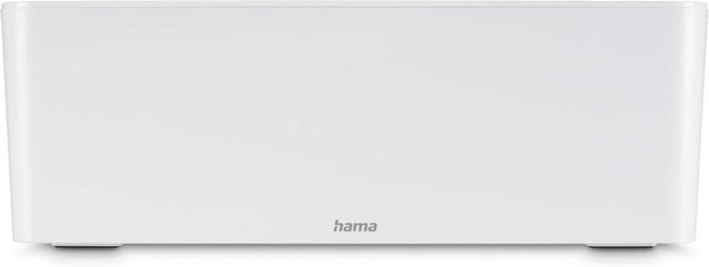 Hama Maxi Universal Kabelgehäuse mit integrierter Kabelführung im Deckel, Weiß, B/T/H: 40,0 x 15,5 x 13,8 cm - Bild 1