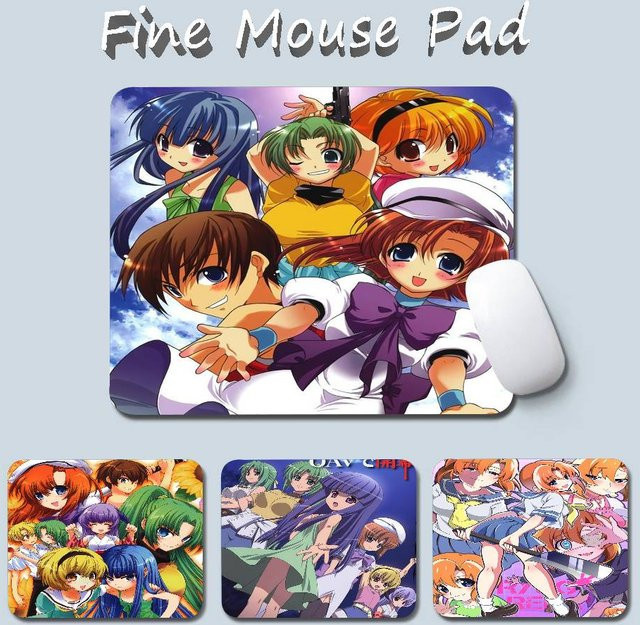 Rastar Anime Higurashi When They Cry Mauspad in Multicolour als rutschfeste Schreibtischunterlage für Maus und Tastatur - Bild 1