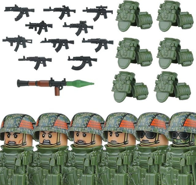 Linyi toy Swat Commando Figuren Militär Armee Soldaten - Bild 1