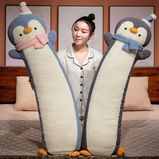 PUNIDAMAN Pinguin-Plüschkissen, Plüsch / Textil, Bunt / Mehrfarbig - Bild 1