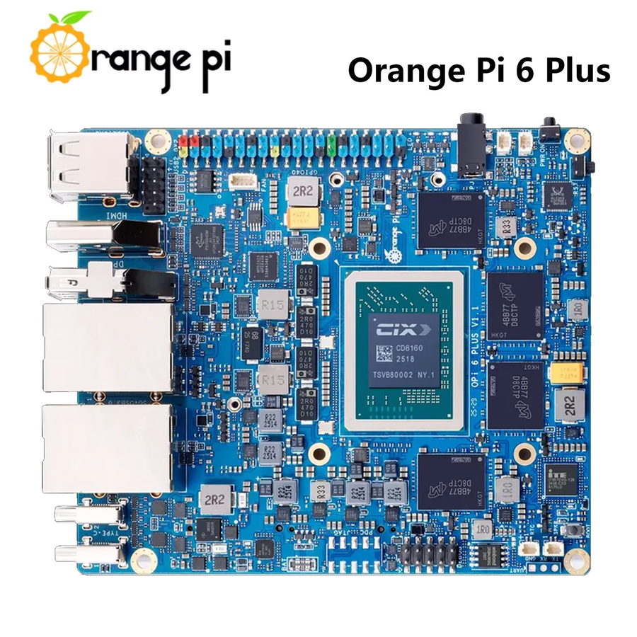 Orange Pi 6 Plus Einplatinen-Computer mit 16/32 GB LPDDR5, 45TOPS CIX CD8180/CD8160 SoC, 5G Ethernet und 12-Kern 64-Bit Prozessor - Bild 3