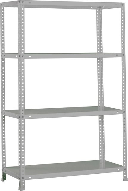 PROREGAL Schraubregal Panda Mid in Grau, H x B x T: 150 x 80 x 50 cm - Bild 1