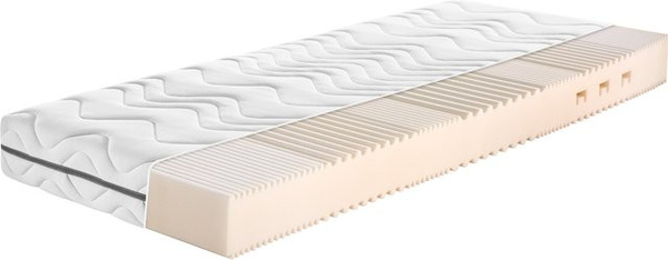 FAN Matratze Megamax Komfort S mit Komfortschaumkern, H3, Farbe: Weiß, B: 90 cm, L: 200 cm