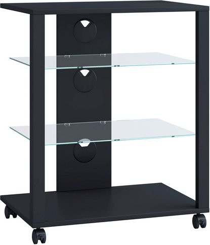 VCM HiFi-Möbel Folas in Schwarz, B/H/T: 60 x 70 x 41 cm - Bild 1