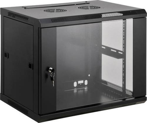 Intellinet 19 Zoll Netzwerkschrank Wandverteiler 20 HE Schwarz RAL 9005 B/T/H: 600 x 600 x 994 mm - Bild 1