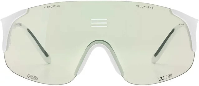 Alba Optics Jumbo Lens Beetle Sonnenbrille, randlos, Unisex, white transparent - Bild 1