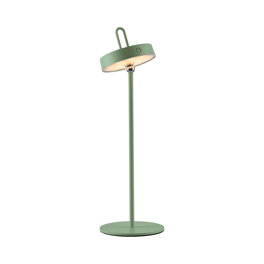 Just Light LED-Akku-Tischleuchte Amag Grün, dimmbar, Höhe: 47,2 cm, Durchmesser: 15 cm - Bild 1