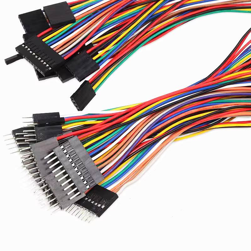 LUOHONGDA Dupont Jumper Kabel Set mit 2,54 mm Pitch für Arduino und Breadboard, 10 Stück, Mehrfarbig, Männlich-Weiblich und Linie - Bild 3
