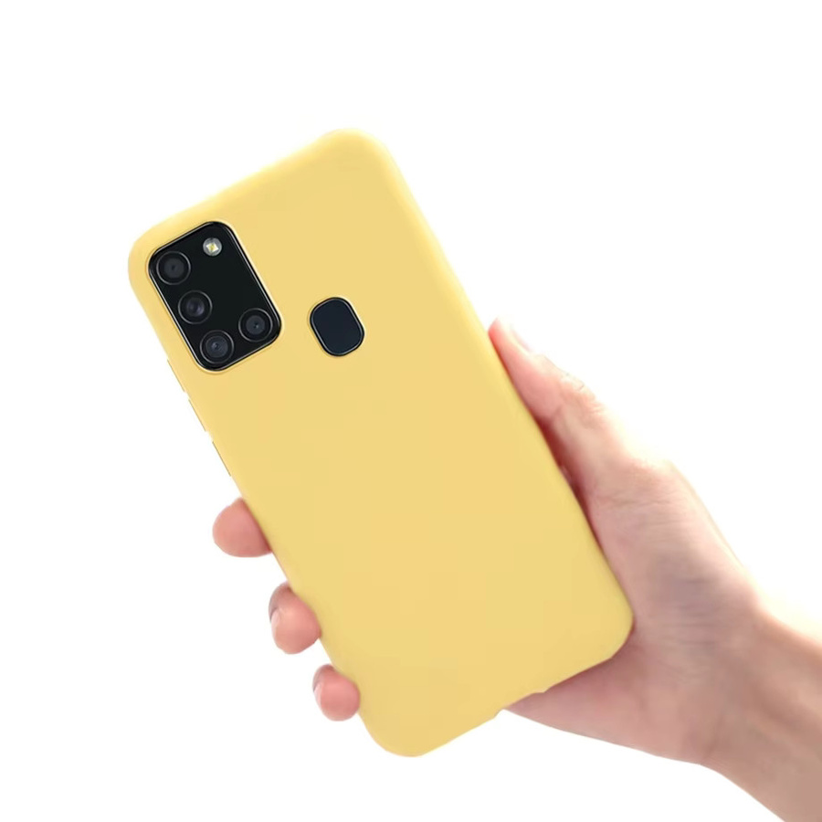 Stoßfeste Silikonhülle für dein Samsung Galaxy A21s in Pink - Bild 2