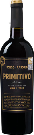Borgo al Pascolo Primitivo Rotwein Apulien Italien 0,75 l
