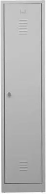 PROREGAL Garderobenspind Camel 1-Fach mit Pro-Aufteilung in Grau, H x B x T: 180 x 41 x 50 cm - Bild 1