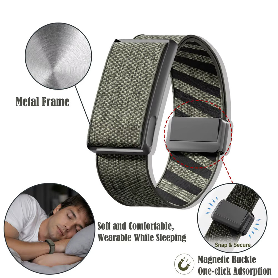 YEELUSEE Uhrenarmband Loop-Nylonband, Light grey, Unisex - Bild 2