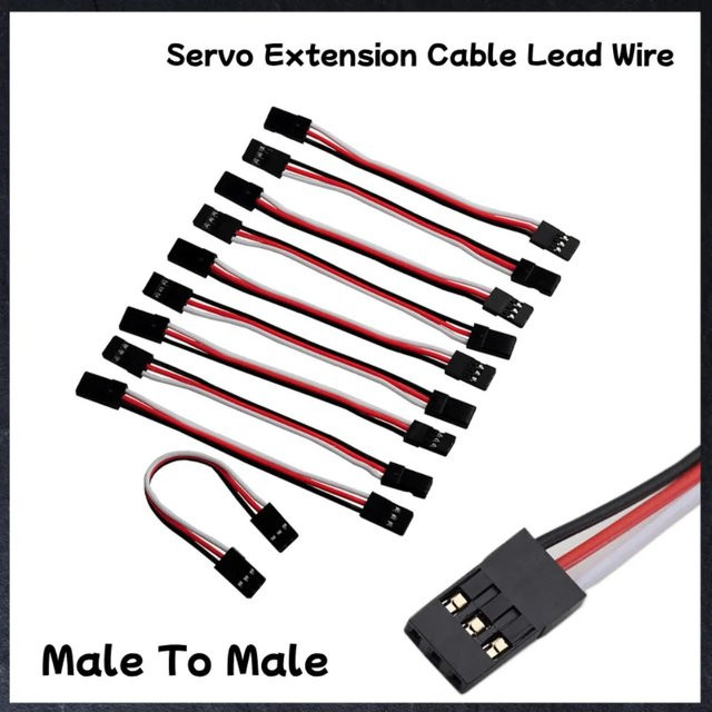 stemedu Servo Verlängerung Kabel, JR Stecker, 10 cm, 3 Pin, Zubehör - Bild 1