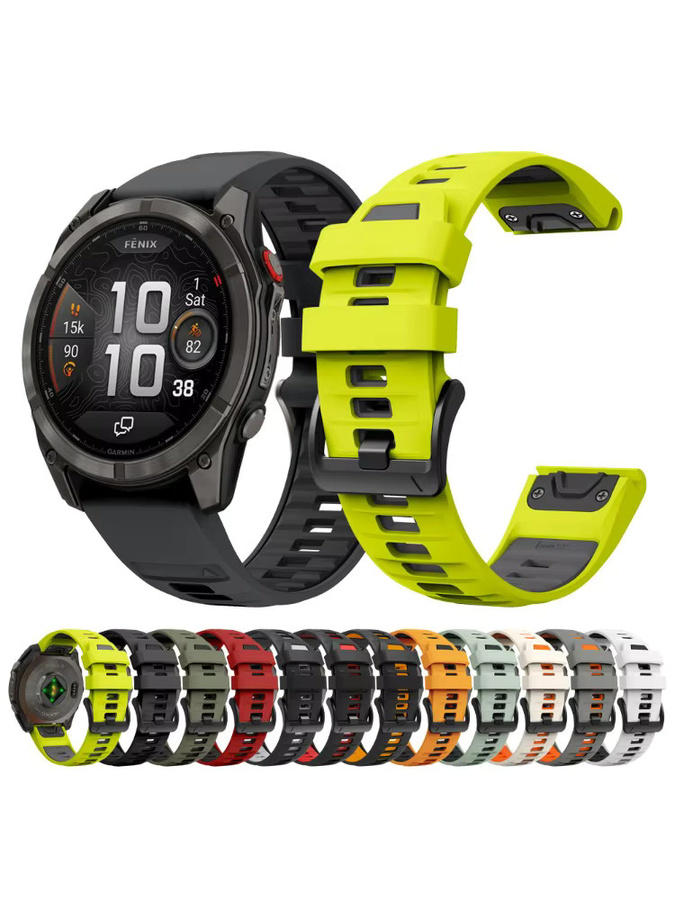 Garmin Uhrenarmband Silikon, Multicolor, Unisex - Bild 5