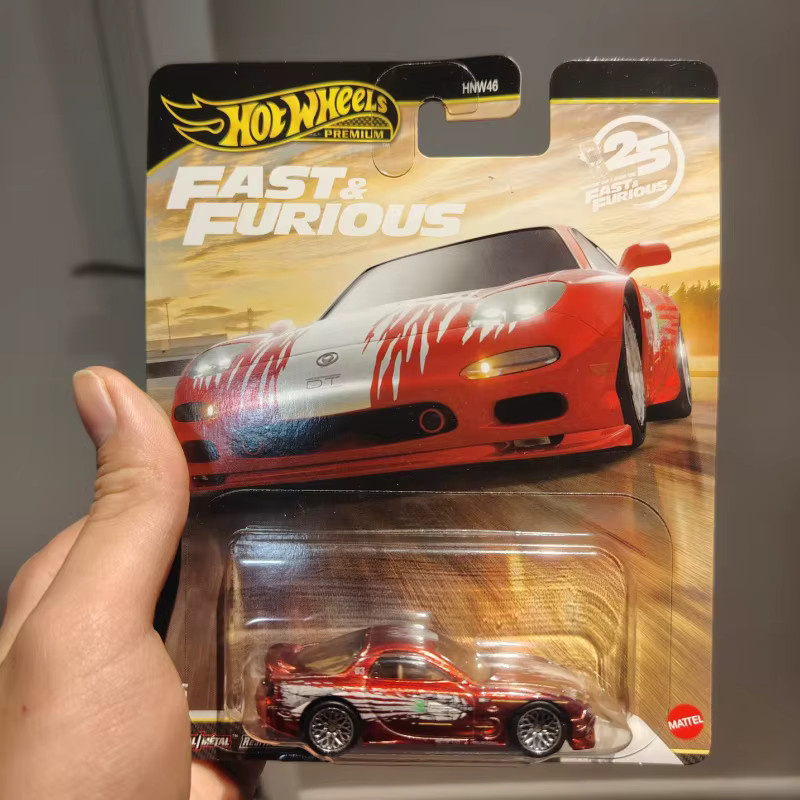 Hot Wheels Fast & Furious Car Culture Mazda RX-7 Modellauto, rot - Bild 2