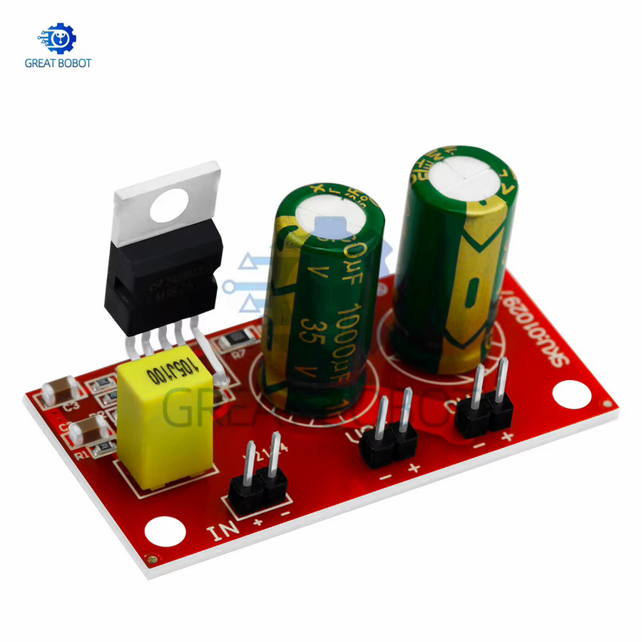 baishundianzi LM1875 Audio-Leistungsverstärkerplatine Mono 30W in Rot, DC 12V-30V für Arduino - Bild 2