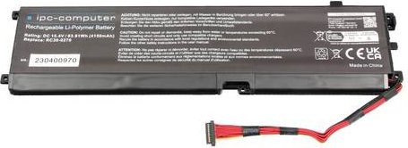 IPC-Computer Notebook-Akku RC30-0270 in Schwarz mit 4150 mAh und 15.40V - Bild 1