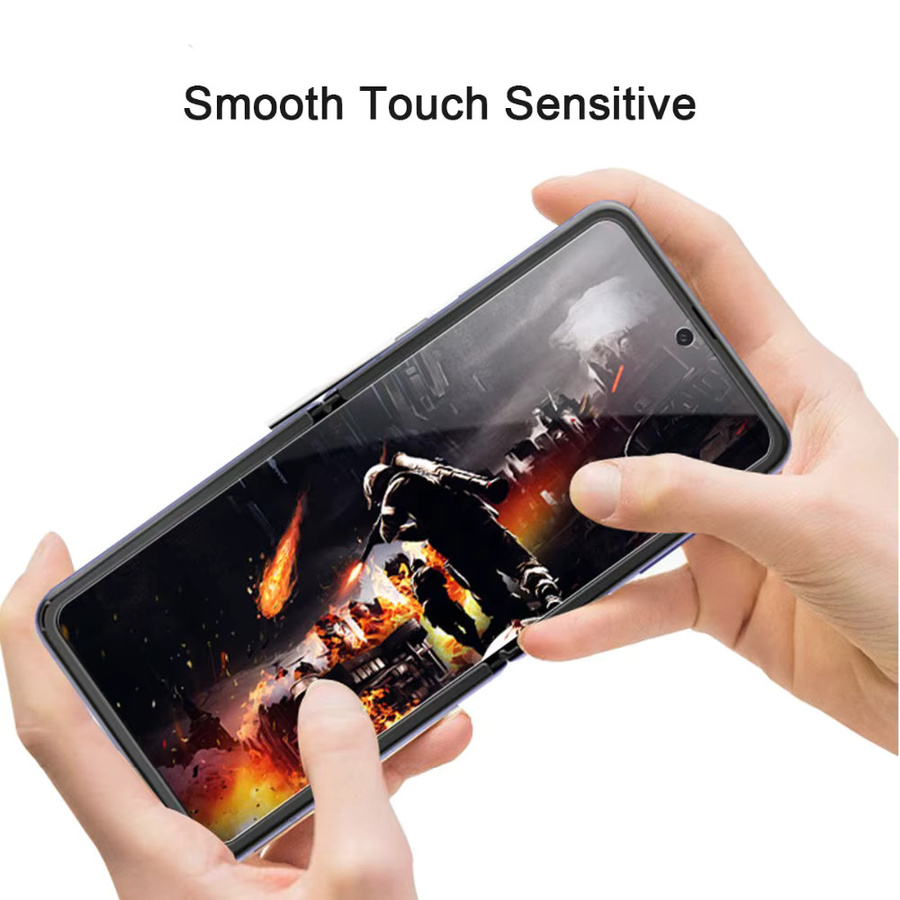 3er Pack TPU Hydrogel HD Displayschutzfolie für Samsung Galaxy Z Flip 3, Z Flip 4 und Z Flip 5 5G, Full Cover, transparent - Bild 6