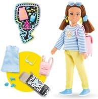 Corolle Girls Zoe Shopping Surprise Puppe in Rot, Gelb und Blau - Bild 1