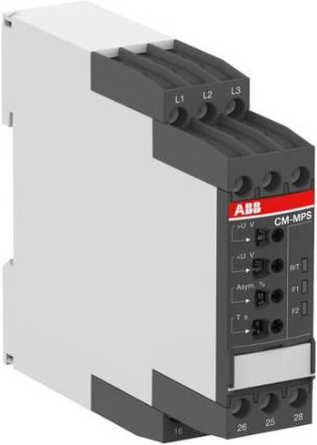 ABB CM-MPS.43S 1SVR730884R4300 Überwachungsrelais mit 2 Relais-Ausgängen in Weiß - Bild 1