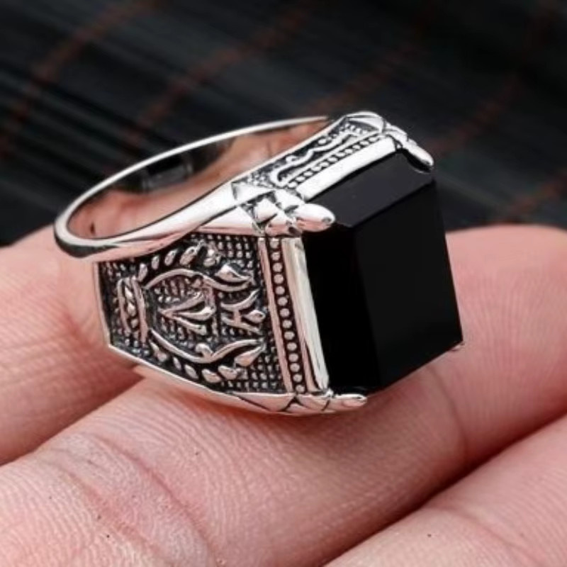 SAY Ring, 925 Silber, Vintage, Unisex - Bild 5