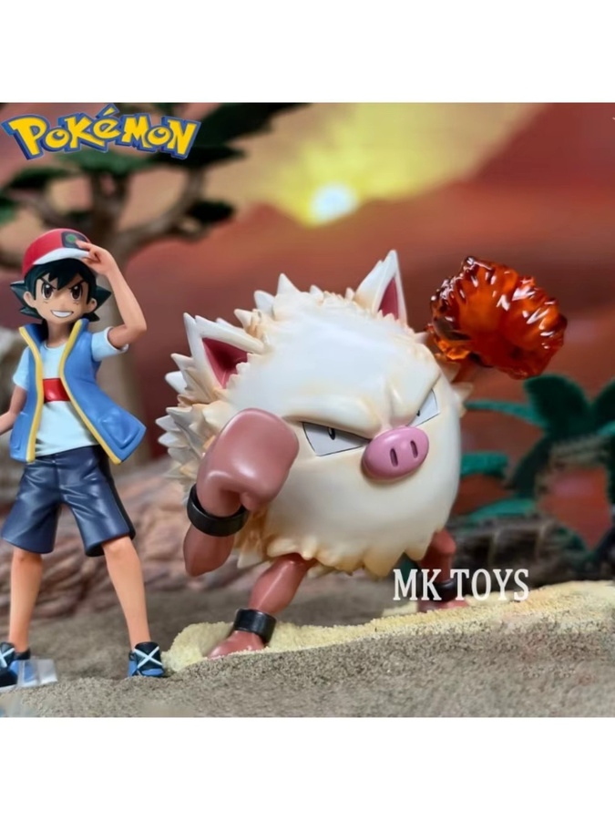 Bandai Pokémon Primeape, Actionfigur, PVC, Bunt / Mehrfarbig - Bild 4