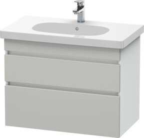 Duravit Waschtischunterschrank DuraStyle in Beige und Weiß, wandhängend, B/T: 80 x 45,3 cm - Bild 1
