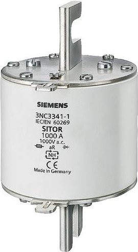 Siemens 3NC34361U Sicherungseinsatz, Sicherungsgröße 3, 630A, 1250V, Farbe: Silber, 3 Stück - Bild 1