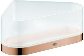Grohe Eck-Glasablage Selection in Warm Sunset mit transparenter Halterung - Bild 1