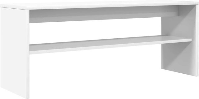 vidaXL TV-Schrank modern in Weiß aus Holzwerkstoff, B/T/H: 100 x 30 x 40 cm - Bild 1