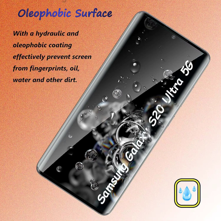 Samsung Galaxy S20 Ultra Displayschutzfolie aus gehärtetem Glas, transparent, 1 Stück oder 4 Stück - Bild 3