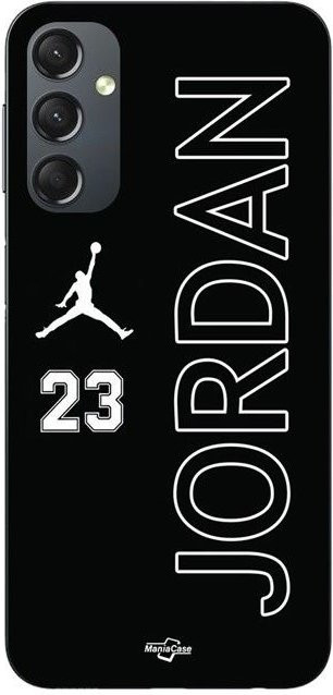 Maniacase Handyhülle für Samsung Galaxy A05s Jordan 23 Logo in Schwarz - Bild 1