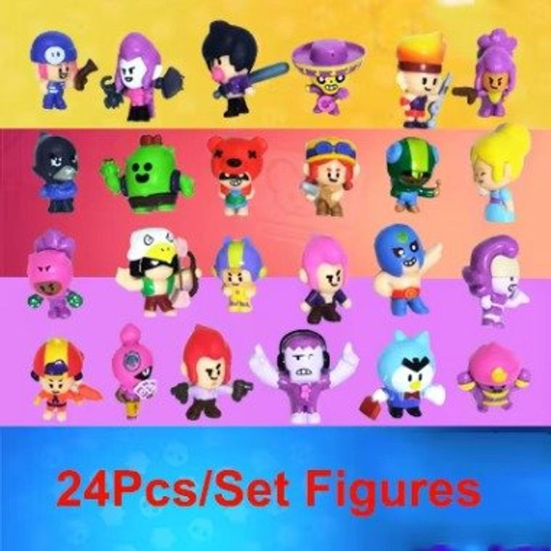 Mini Anime Figuren Star-Game Dekoration Cartoon Helden Modell aus Textil und Kunststoff, mehrfarbig - Bild 1