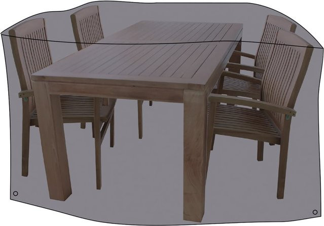 LEX Schutzhülle für Sitzgruppen in Grau, B: 320 cm, H: 93 cm, inklusive Tragetasche - Bild 1
