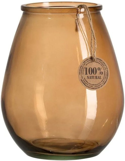 Ritzenhoff & Breker Marokko Windlicht aus Glas in Braun im Boho-Stil, Höhe: 23,5 cm - Bild 1
