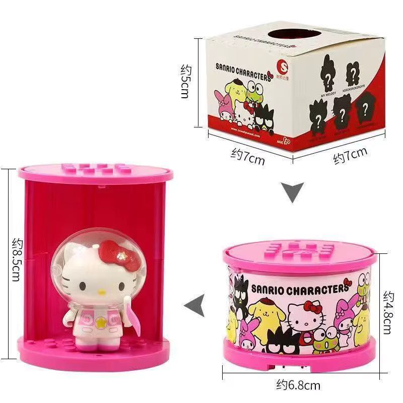 Sanrio Hello Kitty My Melody Kuromi Pompompurin Pochacco, Puppen-Bausatz - Bild 5