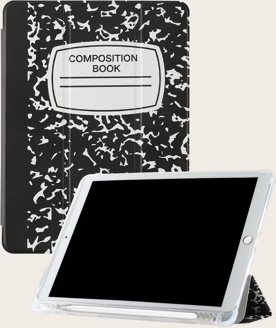 Apple iPad Pro und iPad Air Schutzhülle mit Stylus-Lagerung im Ölgemälde-Design - Bild 1