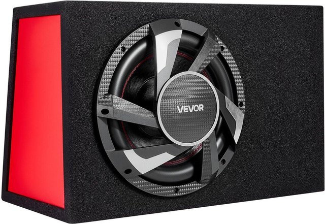 Buying Solutions MB Subwoofer Basspaket in Schwarz mit 305 mm Gehäuse, 245 W RMS, inklusive integriertem Verstärker und Verkabelungsset - Bild 1